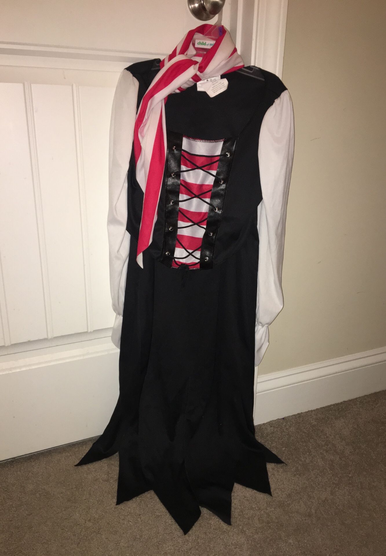 Girls medium pirate costume