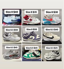 Nikes new balance size 8 & 8.5 cheap