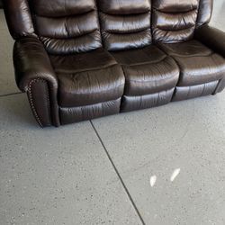 Leather Sofa 