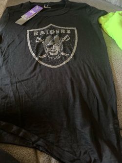 Brand new with tags women’s small bling raiders shirt