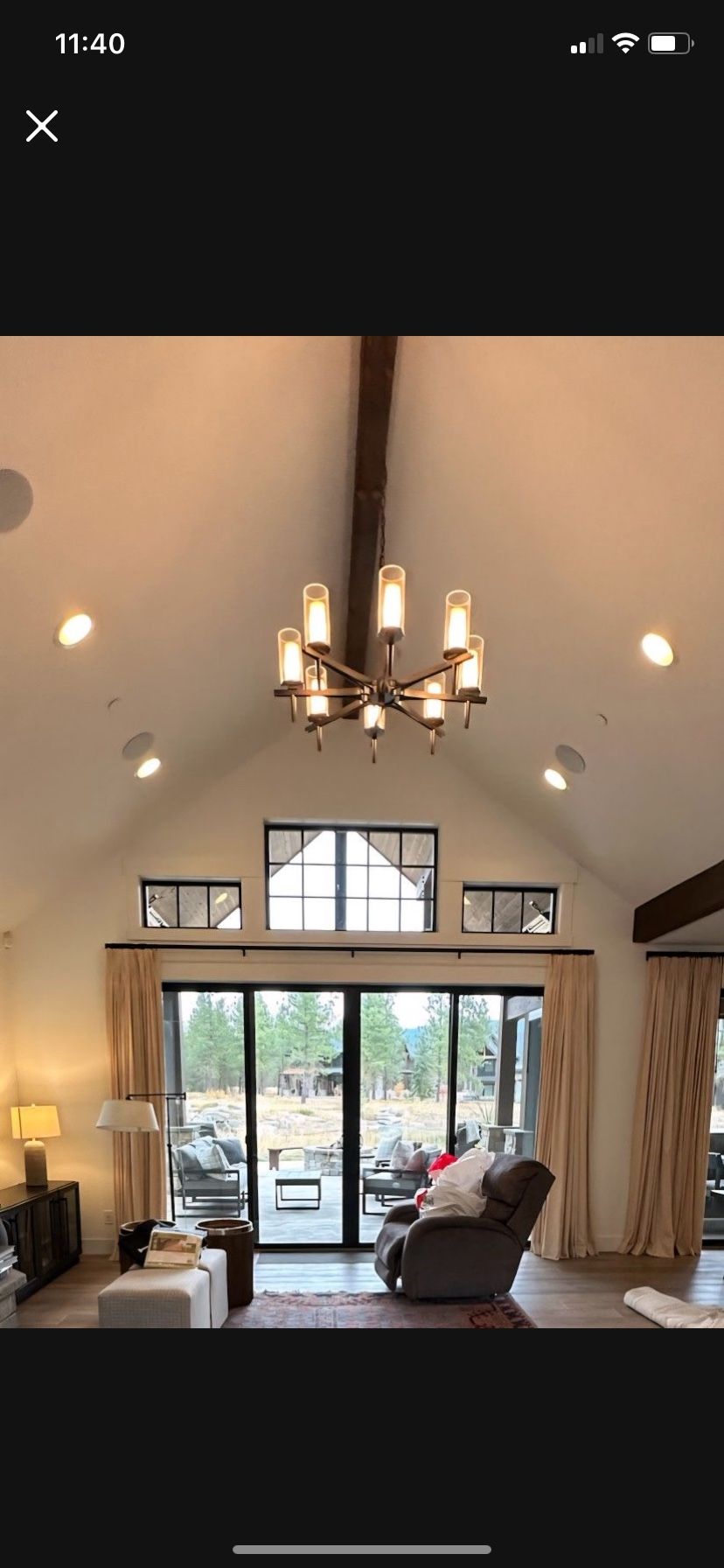 Metal Chandelier