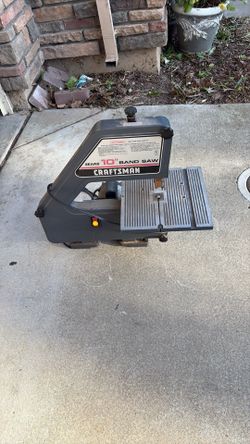 Craftsman 10 bandsaw works very good
