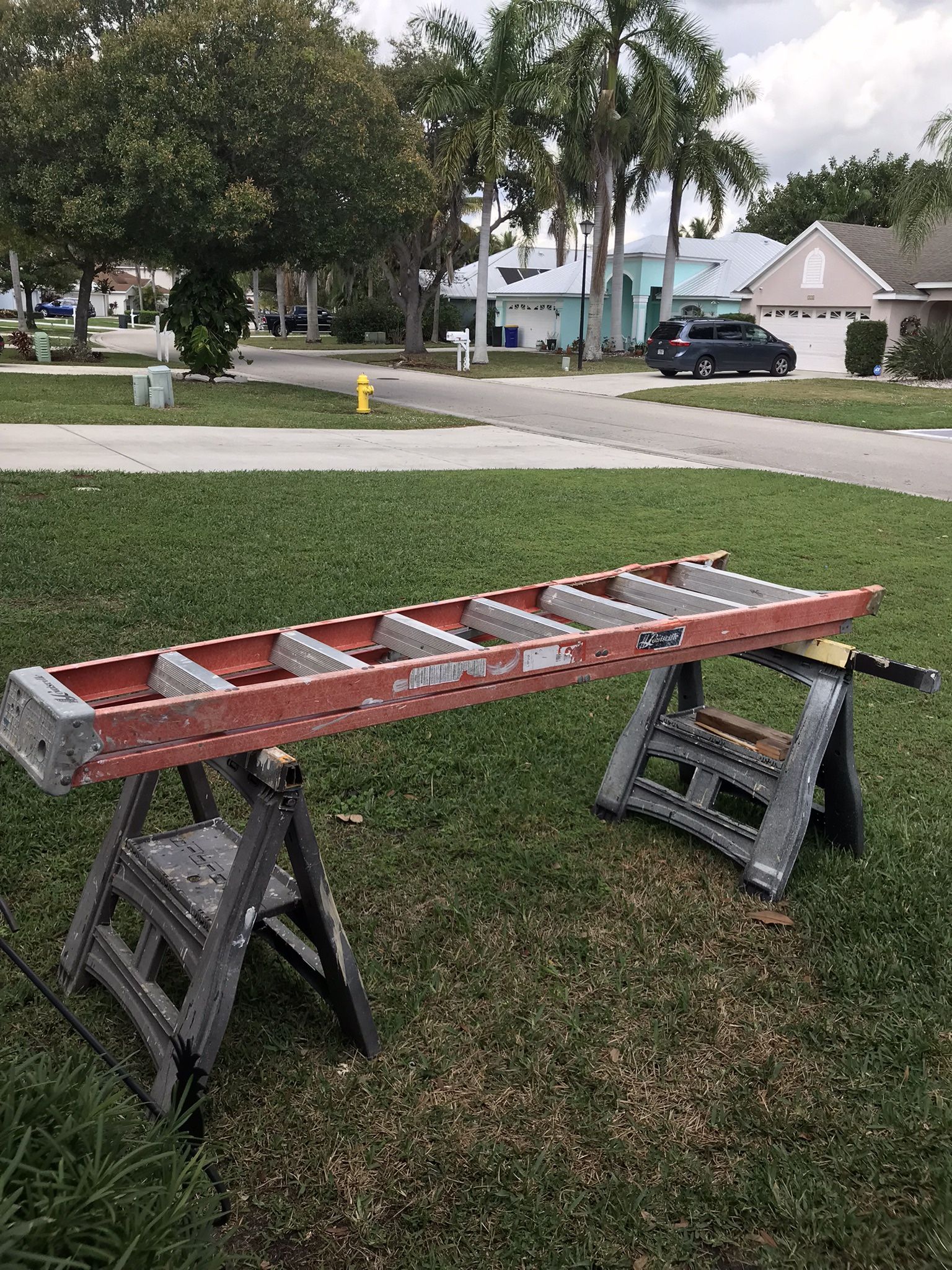 8 foot Fiberglass Step Ladder