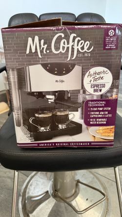 Mr coffee espresso machine