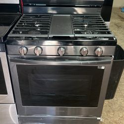 Black Stainless Gas Stove