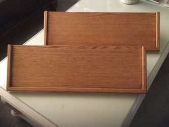 Solid Oak shelves