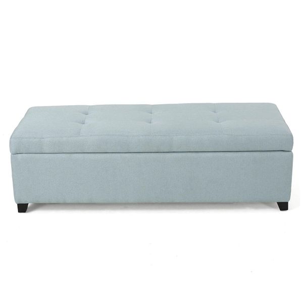Storage Ottoman light blue for Sale in San Diego, CA OfferUp