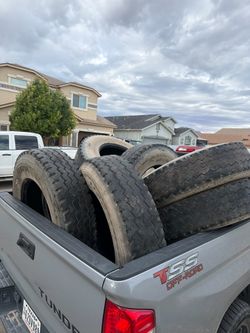 Used semi tires
