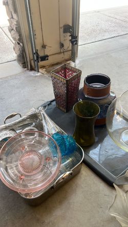 Vintage Vases and glassware