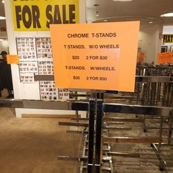 Metal Apparel Fixtures