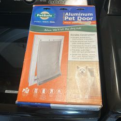 Brand New Petsafe Aluminum Pet Door Medium
