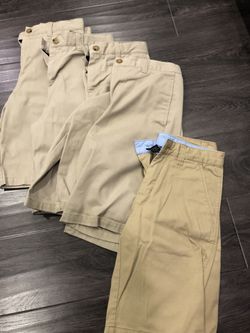 Boys khaki shorts size 12