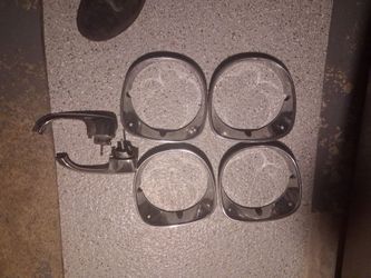 Nineteen seventy al camino or chevelle headlight , bezel