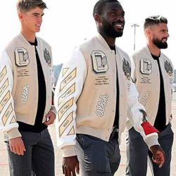 New Stunning AC Milan x Off-White Varsity Jacket