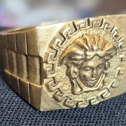  18k Gold Medusa Ring / Anillo Medusa Oro de 18k
