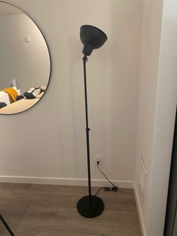 IKEA SKURUP Floor Black Adjustable Floor Lamp