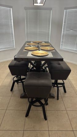 Farm style dining room table