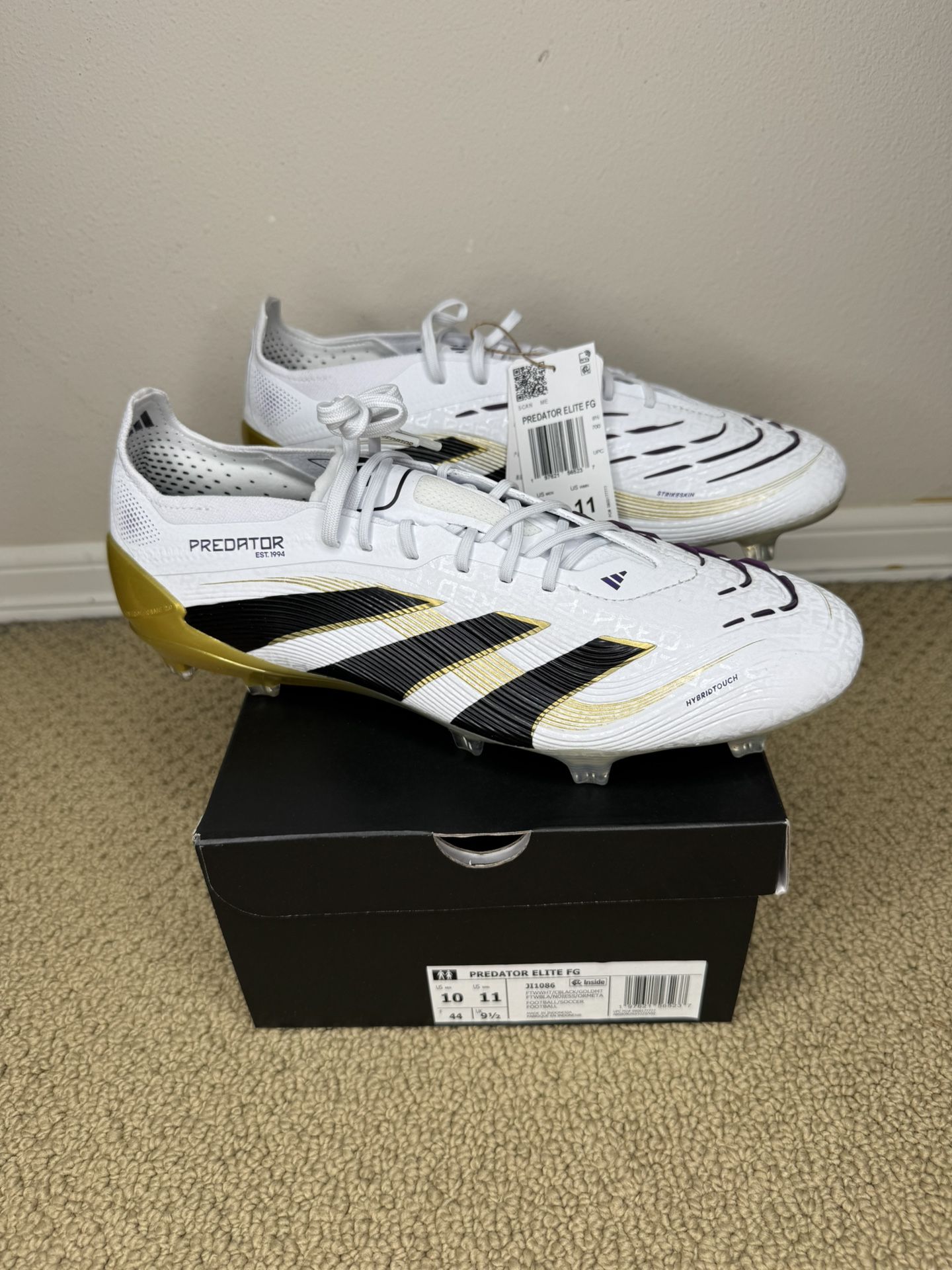 PRICE FIRM Adidas Predator Elite Firm Ground FG Soccer Cleats (Men’s Size 10)
