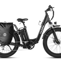 Heybike Explore Electric Bike for Adults 48V 20AH Removable Massive Battery, 750W Brushless Motor, 26" x 4.0 Fat Tire Step-Thru Ebike up to 28MPH,7-Sp