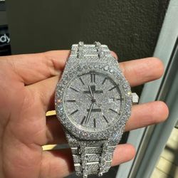 41mm 26 Carat Moissanite Watch 