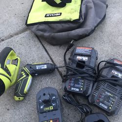 Ryobi Cordless Set 