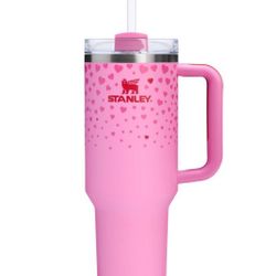 Ruby Hearts H2.0 Flowstate Quencher Tumbler - 40 oz Stainless Steel Pink for Mother's Day Valentine's Day Gift
