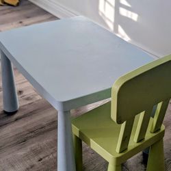 Ikea Kids Table and chair.