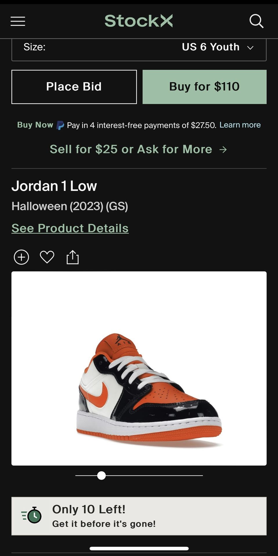 jordan 1 low halloween