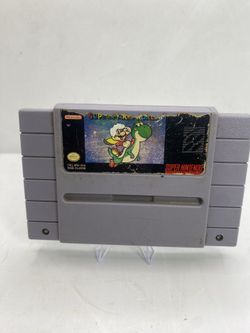 Super Mario World (Super Nintendo SNES, 1991) Cartridge Only Tested label wear