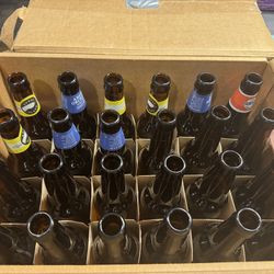 Case Of Empty Beer Bottles For Craft Brewers