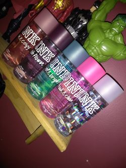 Pink body sprays new