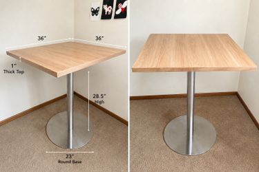 Commercial-Grade Cafe/Bistro Table (36” x 36”)