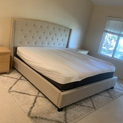 $699 Brand New King Bed Frame With Mattress (Read Description Below)
