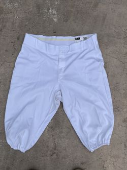 White Baseball Short Pants