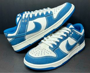 Nike Dunk Low SE “Industrial Blue” Denim Size 10.5 Clean No Box DV0834-101
