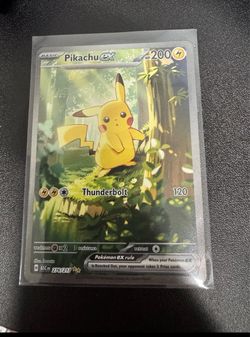 Pokemon TCG Pikachu Ex 276/217 Special Illustration Rare Secret Rare