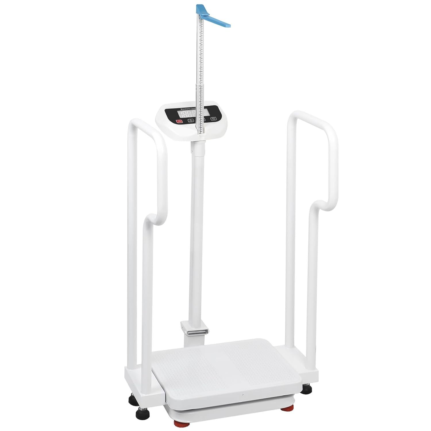 Height and Weight Scale for Doctor Office, Weight Scale with Handles, Scale for Elderly, Scale with Height Measurement, 485lbs Weight Capacity#1869BR5
