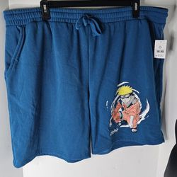 Mens 3XL (48-50) Naruto Jogger Shorts 