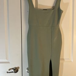 Nasty Gal Green Sleeveless Dress Size 8