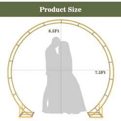 Wedding Arch And Flowers With Drapes Kit