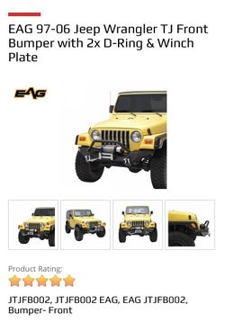 TJ YJ Jeep bumper