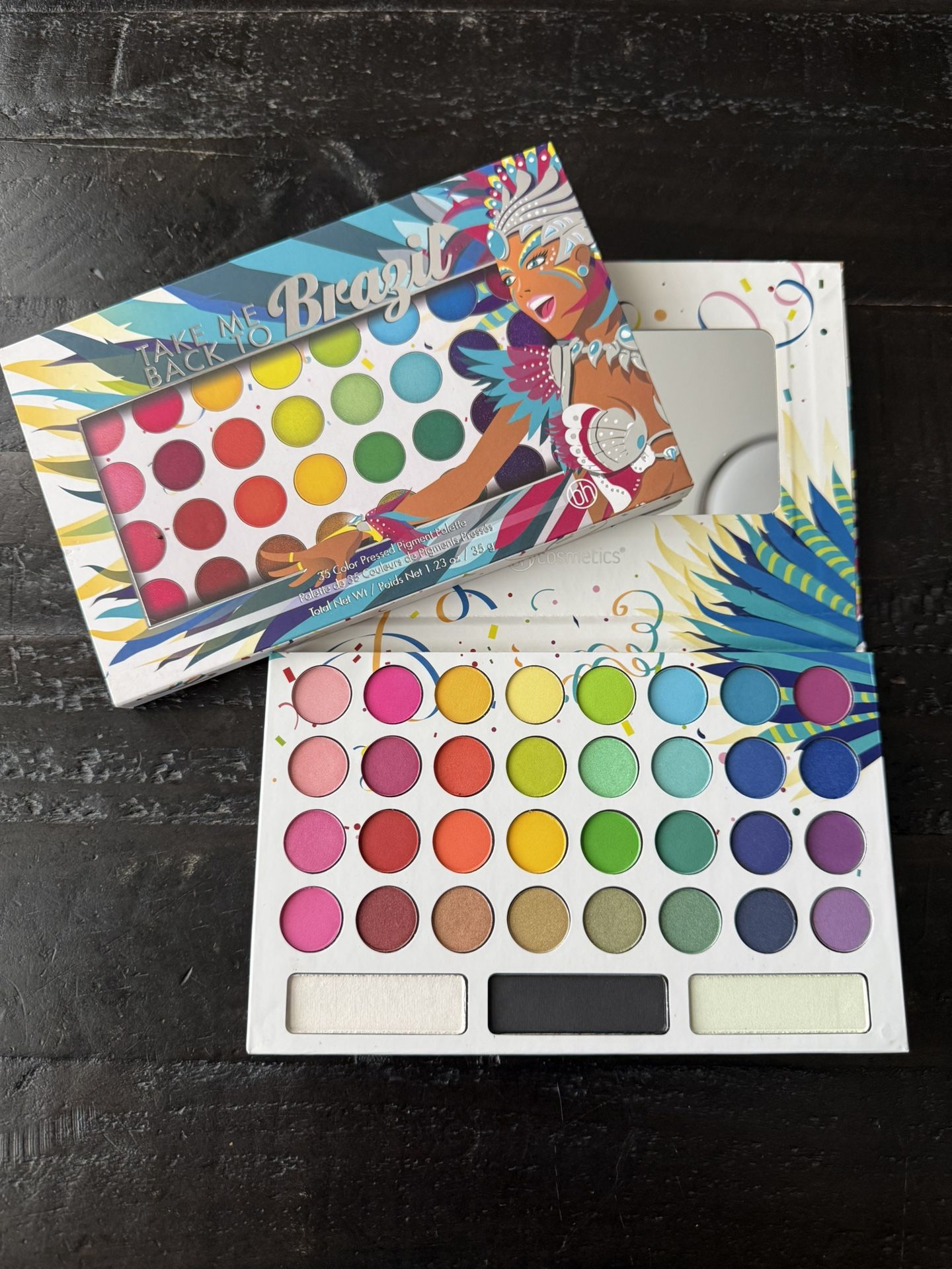 Take Me Back To Brazil 35 Color Pressed Pigment Palette