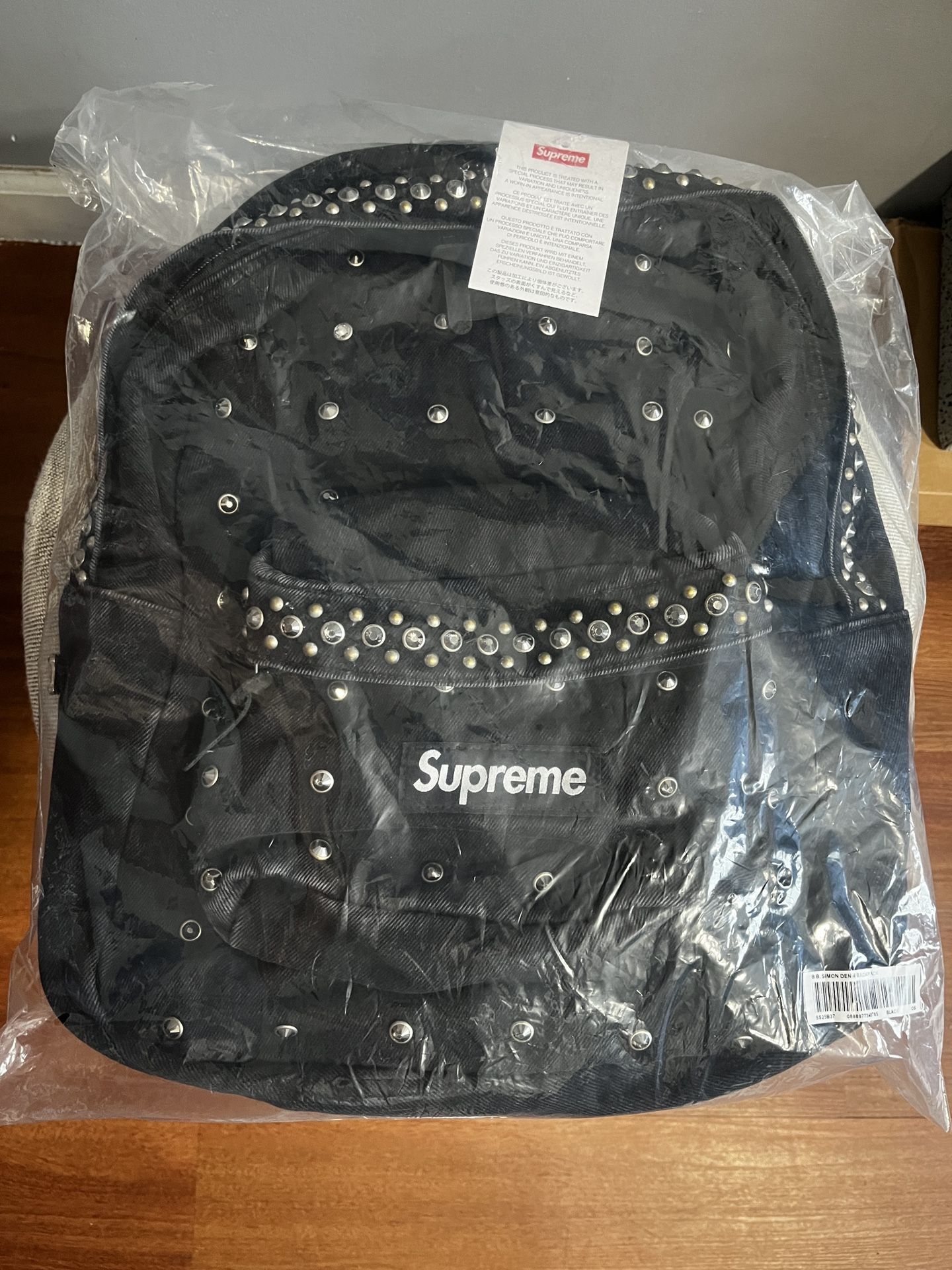 Supreme X B.B.Simon Backpack Denim ‘Black’