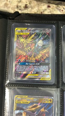Moltress Zapdos Articuno GX Stain Glass Promo SM210