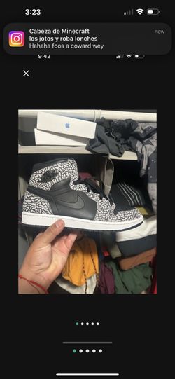 Jordan Retro 1 Elephant Print