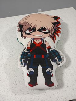 My Hero Academia Bakugo Character Shaped Pillow