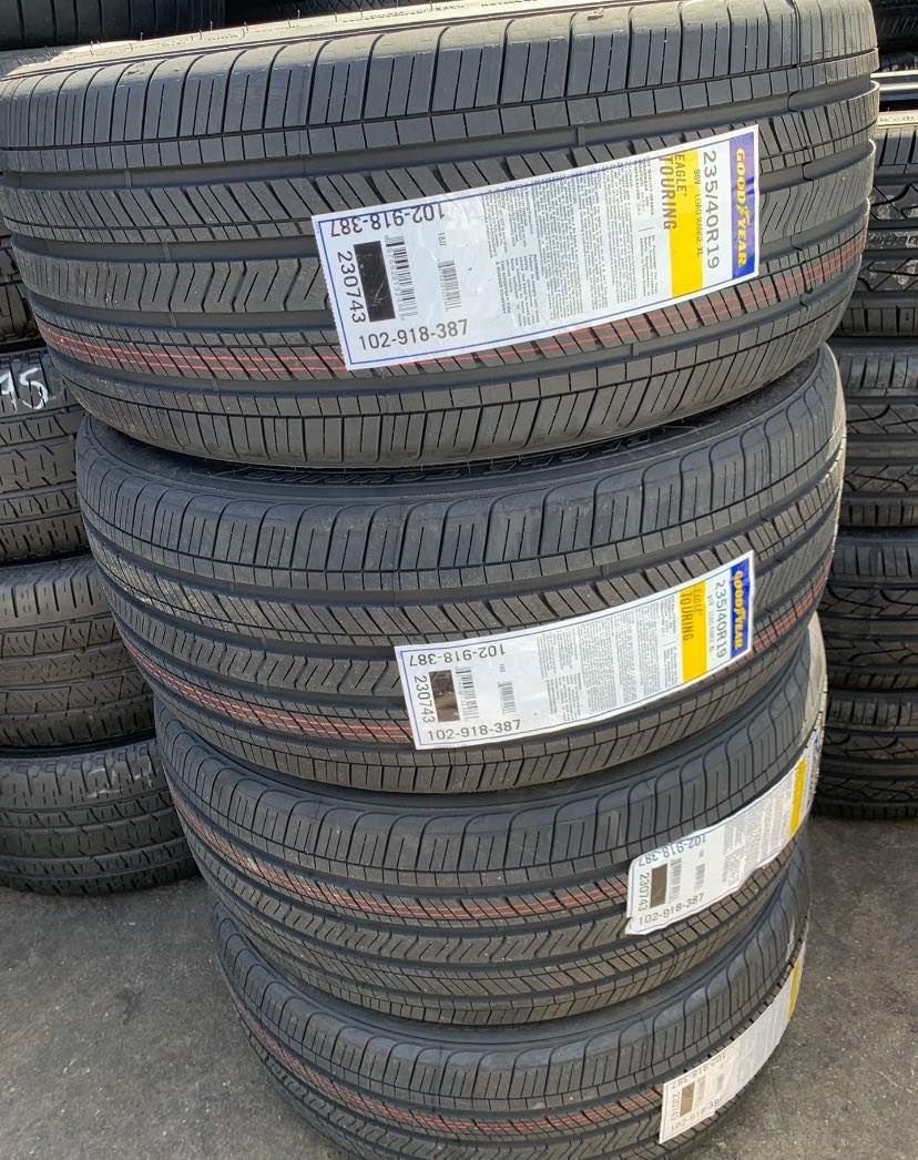 Goodyear 235/40/19 New Tires Installed and Balanced