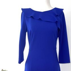 Royal blue dress 