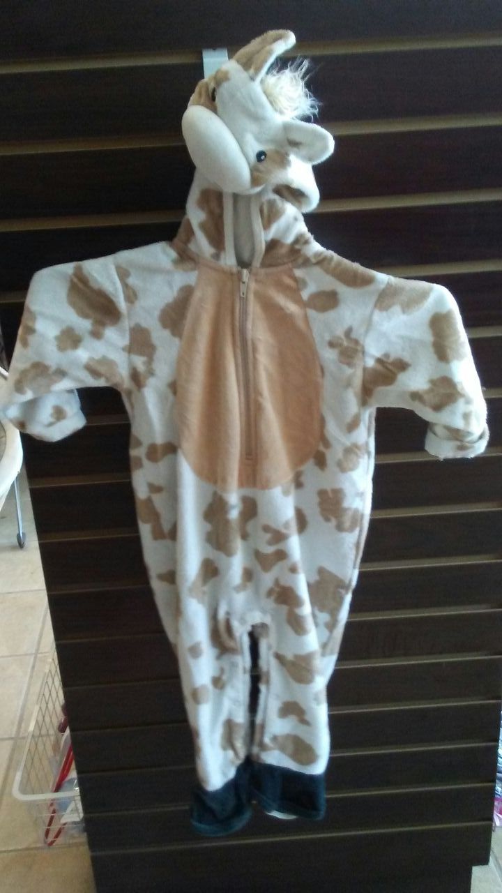 Leptop giraffe baby costume