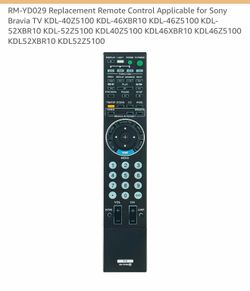 RM-YD029 Replacement Remote Control Applicable for Sony Bravia TV